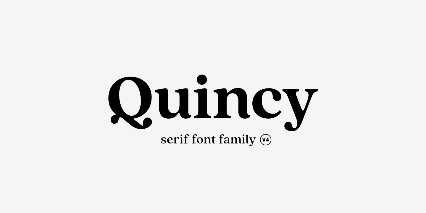 Пример шрифта Quincy CF #1